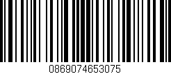 Código de barras (EAN, GTIN, SKU, ISBN): '0869074653075'