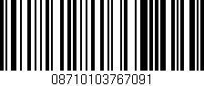 Código de barras (EAN, GTIN, SKU, ISBN): '08710103767091'