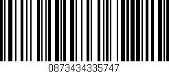 Código de barras (EAN, GTIN, SKU, ISBN): '0873434335747'
