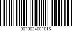 Código de barras (EAN, GTIN, SKU, ISBN): '0873824001016'