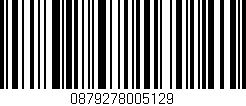 Código de barras (EAN, GTIN, SKU, ISBN): '0879278005129'
