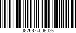Código de barras (EAN, GTIN, SKU, ISBN): '0879674006935'
