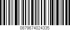 Código de barras (EAN, GTIN, SKU, ISBN): '0879674024335'
