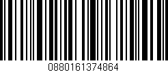 Código de barras (EAN, GTIN, SKU, ISBN): '0880161374864'