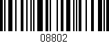 Código de barras (EAN, GTIN, SKU, ISBN): '08802'