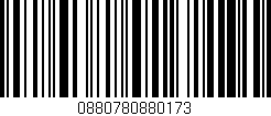 Código de barras (EAN, GTIN, SKU, ISBN): '0880780880173'