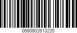 Código de barras (EAN, GTIN, SKU, ISBN): '0880902813225'