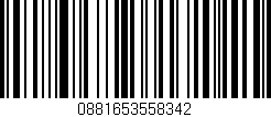 Código de barras (EAN, GTIN, SKU, ISBN): '0881653558342'