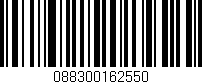 Código de barras (EAN, GTIN, SKU, ISBN): '088300162550'