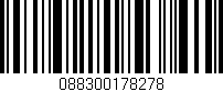 Código de barras (EAN, GTIN, SKU, ISBN): '088300178278'
