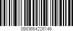 Código de barras (EAN, GTIN, SKU, ISBN): '0883664228146'