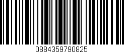 Código de barras (EAN, GTIN, SKU, ISBN): '0884359790825'