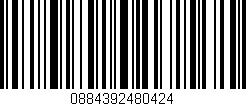 Código de barras (EAN, GTIN, SKU, ISBN): '0884392480424'