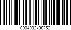 Código de barras (EAN, GTIN, SKU, ISBN): '0884392480752'