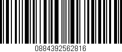 Código de barras (EAN, GTIN, SKU, ISBN): '0884392562816'