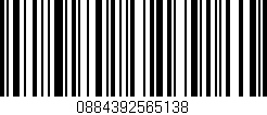 Código de barras (EAN, GTIN, SKU, ISBN): '0884392565138'