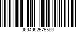 Código de barras (EAN, GTIN, SKU, ISBN): '0884392575588'