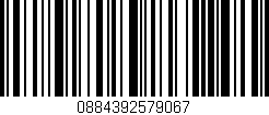 Código de barras (EAN, GTIN, SKU, ISBN): '0884392579067'