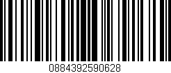 Código de barras (EAN, GTIN, SKU, ISBN): '0884392590628'