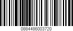 Código de barras (EAN, GTIN, SKU, ISBN): '0884486003720'