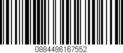 Código de barras (EAN, GTIN, SKU, ISBN): '0884486167552'