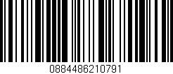 Código de barras (EAN, GTIN, SKU, ISBN): '0884486210791'