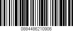 Código de barras (EAN, GTIN, SKU, ISBN): '0884486210906'