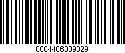 Código de barras (EAN, GTIN, SKU, ISBN): '0884486389329'