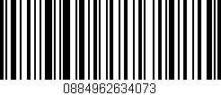 Código de barras (EAN, GTIN, SKU, ISBN): '0884962634073'