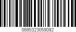 Código de barras (EAN, GTIN, SKU, ISBN): '0885323059092'