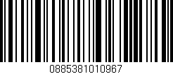 Código de barras (EAN, GTIN, SKU, ISBN): '0885381010967'