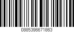 Código de barras (EAN, GTIN, SKU, ISBN): '0885396671863'