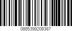 Código de barras (EAN, GTIN, SKU, ISBN): '0885399208387'