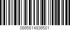 Código de barras (EAN, GTIN, SKU, ISBN): '0885614938501'