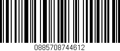 Código de barras (EAN, GTIN, SKU, ISBN): '0885708744612'