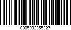 Código de barras (EAN, GTIN, SKU, ISBN): '0885892055327'