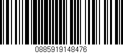 Código de barras (EAN, GTIN, SKU, ISBN): '0885919148476'