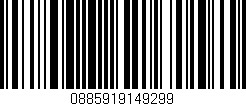 Código de barras (EAN, GTIN, SKU, ISBN): '0885919149299'