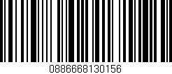 Código de barras (EAN, GTIN, SKU, ISBN): '0886668130156'