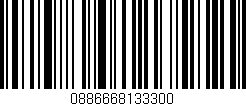Código de barras (EAN, GTIN, SKU, ISBN): '0886668133300'