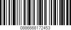Código de barras (EAN, GTIN, SKU, ISBN): '0886668172453'