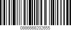 Código de barras (EAN, GTIN, SKU, ISBN): '0886668202655'