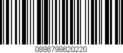 Código de barras (EAN, GTIN, SKU, ISBN): '0886798620220'
