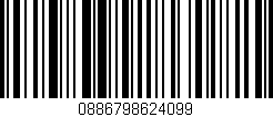 Código de barras (EAN, GTIN, SKU, ISBN): '0886798624099'
