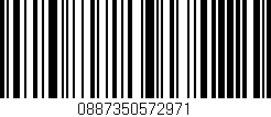 Código de barras (EAN, GTIN, SKU, ISBN): '0887350572971'