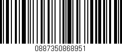 Código de barras (EAN, GTIN, SKU, ISBN): '0887350868951'