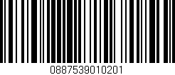 Código de barras (EAN, GTIN, SKU, ISBN): '0887539010201'