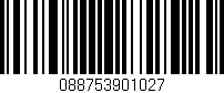 Código de barras (EAN, GTIN, SKU, ISBN): '088753901027'