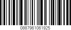 Código de barras (EAN, GTIN, SKU, ISBN): '0887961061925'