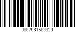 Código de barras (EAN, GTIN, SKU, ISBN): '0887961583823'